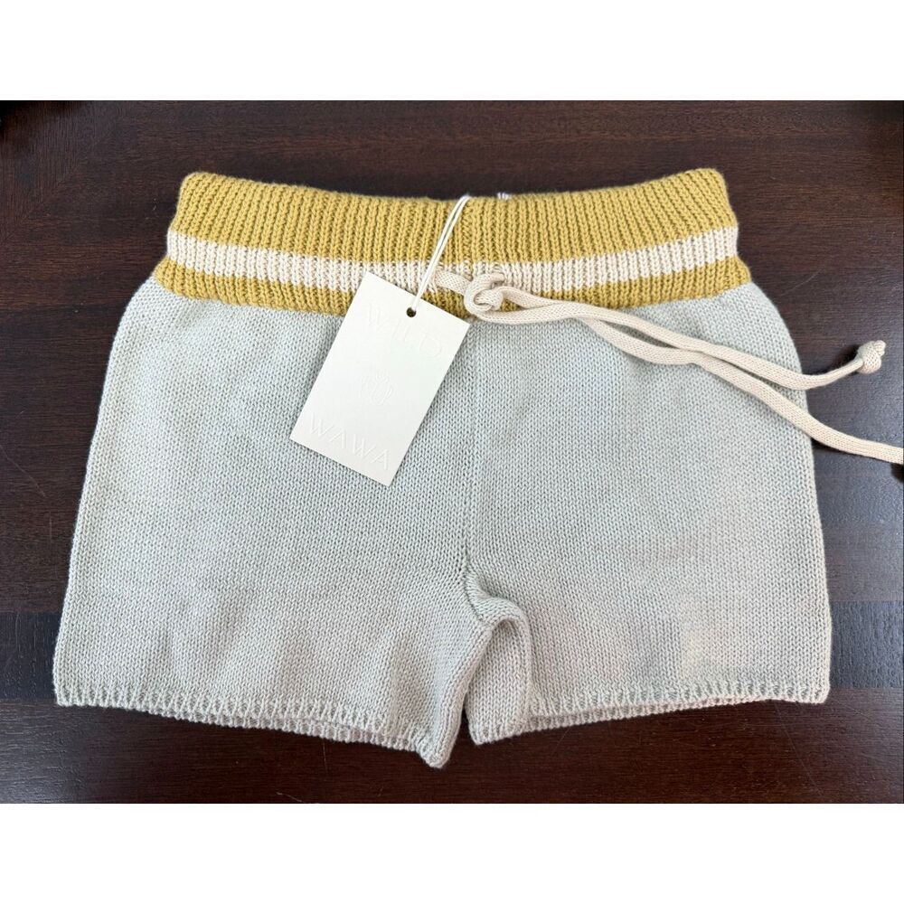 NWT WILD WAWA Retro Knitted Short